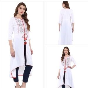 New kurta Indian Punjabi desi fusion top blouse